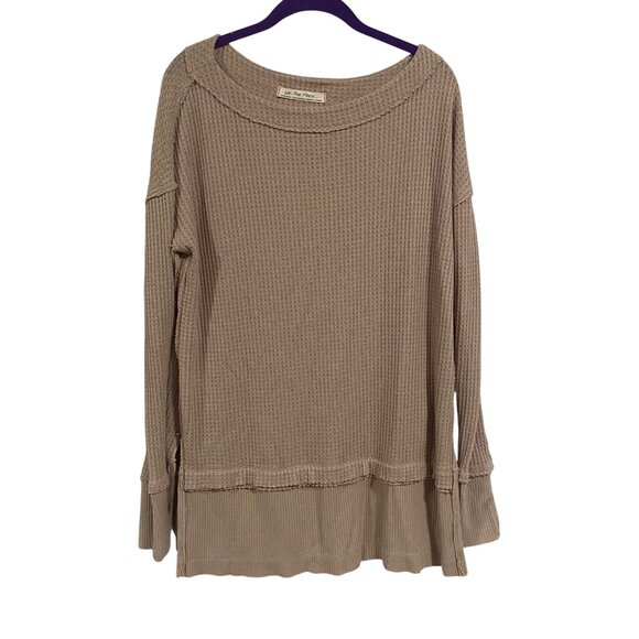 Free People Tops - Free People‎ We the Free North Shore Thermal Top in Sand Size XS